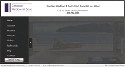 Desktop Screenshot of conceptwindoors.com